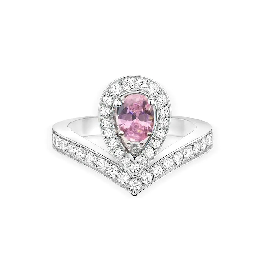 Chaumet Joséphine Aigrette Ring White Gold, Purple Aquamarine1
