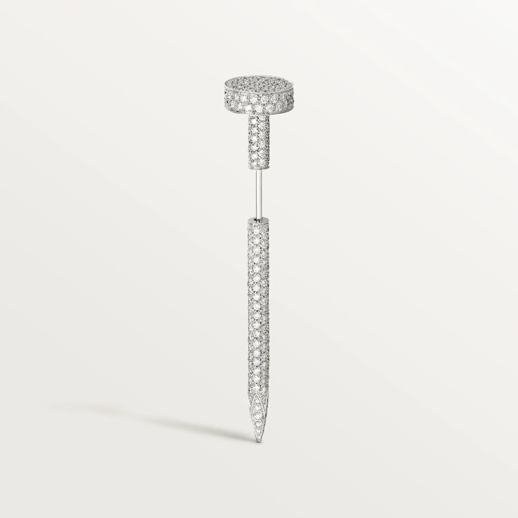 Cartier Juste un Clou Tie Pin OG000178 White Gold and Diamonds 1