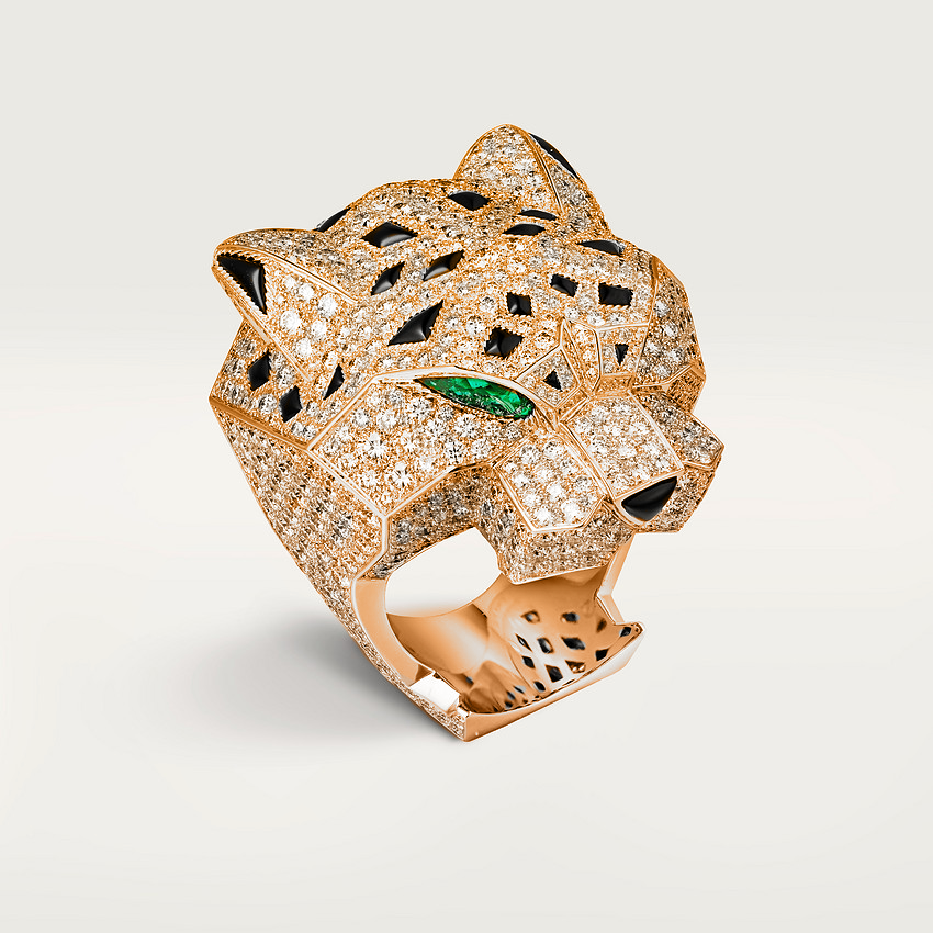 Cartier Panthère De Cartier H4179600, Rose Gold, Emeralds, Onyx Ref.
