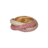 Cartier Trinity Ring Rose Gold And Diamonds N4230600 2