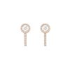 Messika Joy Hoop Rose Gold Earrings 07482-PG with Diamonds