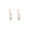 Messika Joy Rose Gold Earrings 07480-PG with Diamonds