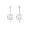 Messika Lucky Move Arrow White Gold Earrings 07516-WG with Diamonds Lucky Move Arrow