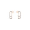 Messika Move Uno Rose Gold Earrings 12183-PG with Diamonds