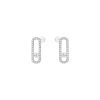 Messika Move Uno White Gold Earrings 12183-WG with Diamonds