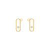 Messika Move Uno Yellow Gold Earrings 12182-YG with Diamonds