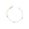 Roberto Coin Love By The Yard Yellow Gold Bracelet With Diamonds 35