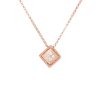 Roberto Coin Palazzo Ducale Rose Gold Necklace With Diamonds