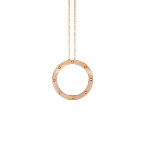 Roberto Coin Pois Moi Rose Gold Necklace 58
