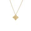 Roberto Coin Princess Flower Yellow Gold Necklace 22