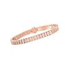 Roberto Coin Rock Diamonds Rose Gold Bracelet With Diamonds 66