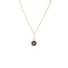 Roberto Coin Venetian Princess Necklace With White And Black Diamonds 11