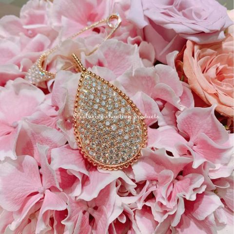 Boucheron Serpent Boheme Pink Gold Diamond Xxl Motif Pendant Jcl00931m Coral 12