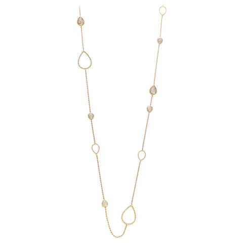 Boucheron Serpent Boheme Necklace JCL00722 Yellow Gold Diamond 1