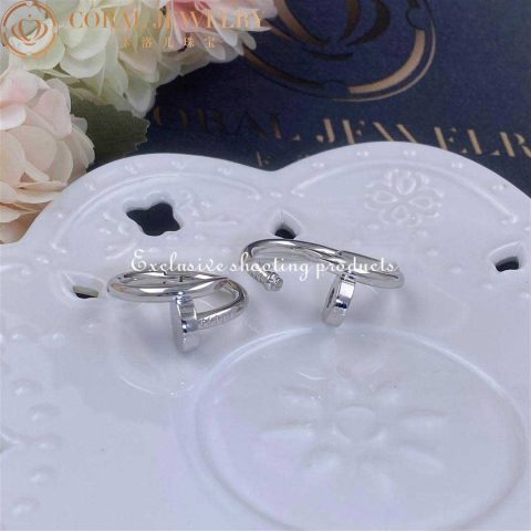 Cartier Juste un Clou Cufflinks Solid OG000234 White Gold 2