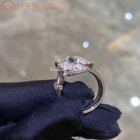 Cartier Panthère De Cartier N4244700, White Gold, Emeralds, Onyx 22