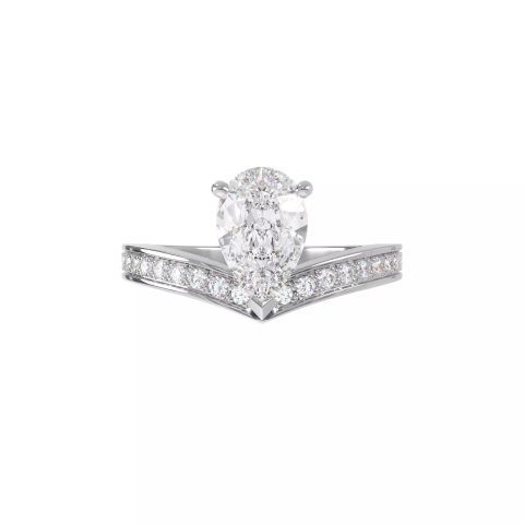 Chaumet Joséphine Aigrette Solitaire Platinum J3OQ00, Diamonds 1