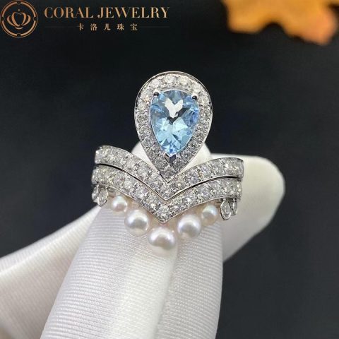 Chaumet Joséphine Aigrette Ring 083297-083292 White Gold Diamonds Combination Rings5