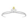 Chaumet Joséphine Aigrette Impériale Tiara Platinum 082975 White Gold Yellow Diamond Diamonds 1
