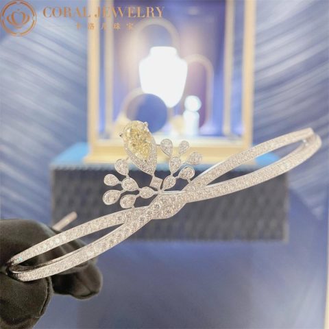 Chaumet Joséphine Aigrette Impériale Tiara Platinum 082975 White Gold Yellow Diamond Diamonds 3