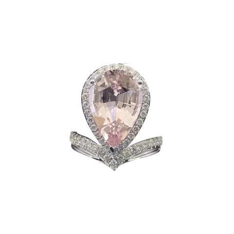 Chaumet Joséphine Aigrette Ring White gold, Morganite, Diamonds1