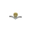 Chaumet Josephine Aigrette Ring White Gold White And Yellow Diamonds Coral 55