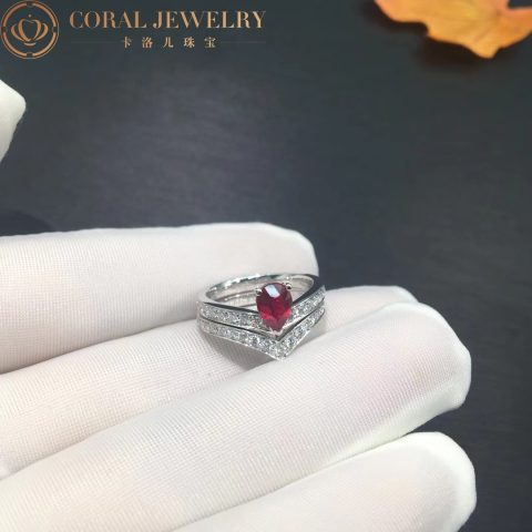 Chaumet Joséphine Aigrette Solitaire Platinum J3OQSB-083590, Rub, Diamonds Combination Rings5