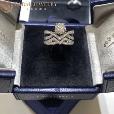 Chaumet Joséphine Amour d’Aigrette Solitaire J84089-083761 0.50CT Platinum diamonds Combination Rings2