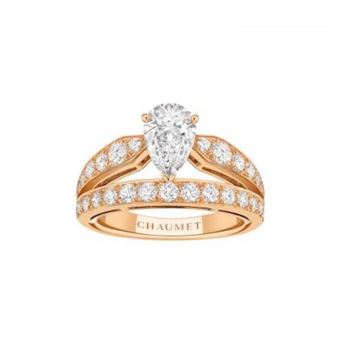 Chaumet Joséphine Aube Printanière Solitaire J4ME00 Rose Gold Diamonds 1
