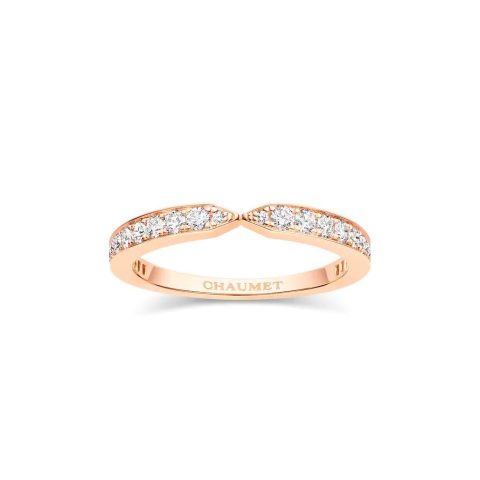 Chaumet Joséphine Triomphe De 083145 Chaumet Wedding Band Rose gold Diamonds 2.5 MM 1