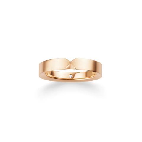 Chaumet Joséphine Triomphe De Chaumet Wedding Band 084090 Rose gold Diamonds 4.5 MM 2