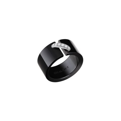 Chaumet Liens Évidence Ring 081956 in white gold black ceramic and diamond 2