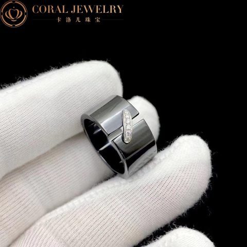 Chaumet Liens Évidence Ring 081956 in white gold black ceramic and diamond 7