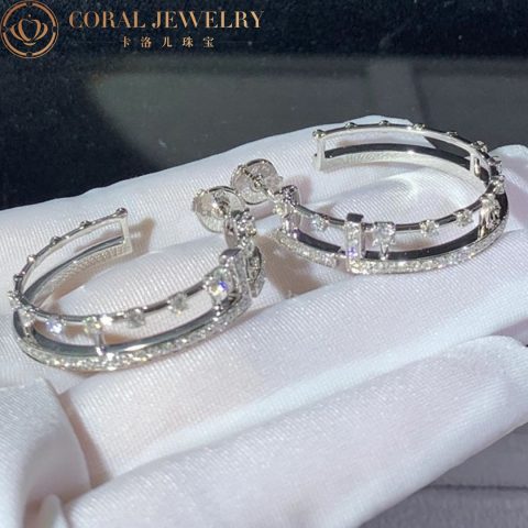 Marli Avenues Hoop Earrings In White Gold Aven E2 Coral 138