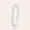 Marli Avenues Open Hinged Bracelet In White Gold Aven B2 Coral 18