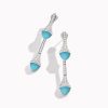Marli Cleo Diamond Drop Earrings In White Gold Set With Turquoise Cleo E2 Scaled 11