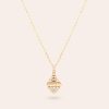 Marli Cleo Mini Rev Full Diamond Pendant In Rose Gold Cleo N32 11