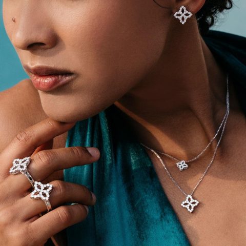 Roberto Coin Diamond Princess Necklace Adr888cl1498 W Coral 66