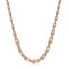 Tiffany Hardwear Graduated Link Necklace In 18k Rose Gold With Pave Diamonds Coral 11