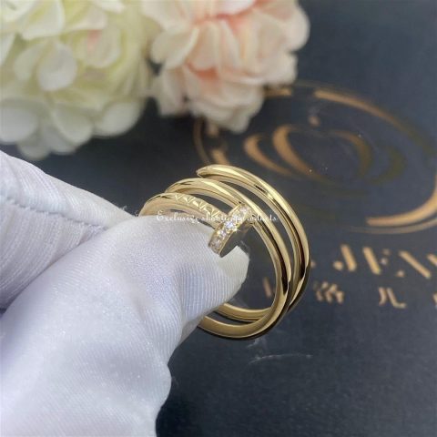 Cartier Juste un Clou B4211800 Ring Yellow Gold Diamonds 11