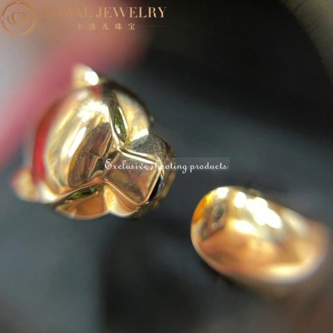 Cartier Panthère De B4085900 Cartier Ring Yellow Gold Tsavorite 13