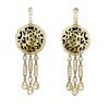 Cartier Panthère de Cartier Earrings Yellow Gold Diamond Tsavorite Lacquer Earring 1