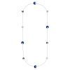 Cartier Amulette De Cartier Necklace Diamond Lapis & Mother of Pearl in 18k White Gold 1