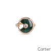 Cartier Amulette De Cartier Ring B4214300 Small Model Malachite1