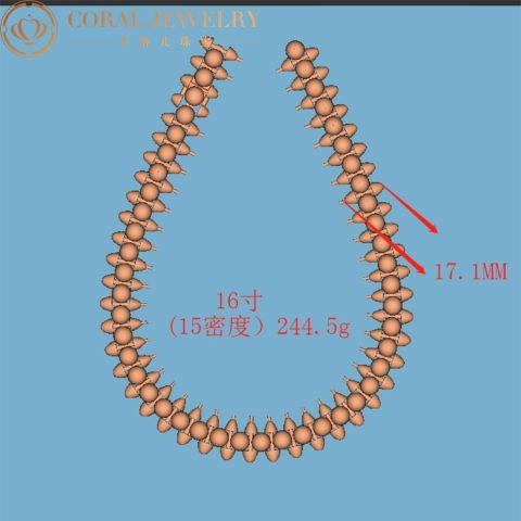 Cartier Clash De Cartier N7424410 Necklace XL Model Rose Gold 4