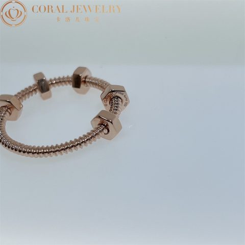 Cartier Ecrou De Cartier B4227300 Ring Rose Gold 10