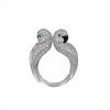 Cartier Les Oiseaux N4244800 Libérés Ring White Gold Diamond Love Birds Ring 1