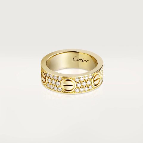 Cartier Love Ring B4087600-YG Diamond-paved Yellow Gold 1