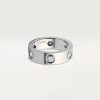 Cartier Love Ring B4026000 White Gold 6 Diamonds 1