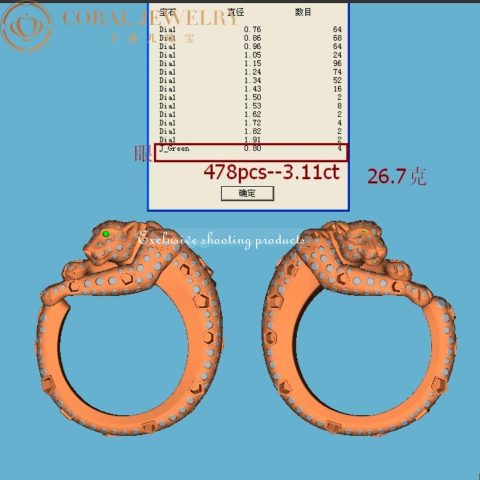 Cartier H8000330 Panthère de Cartier Earrings White Gold Emeralds Onyx Diamonds 17